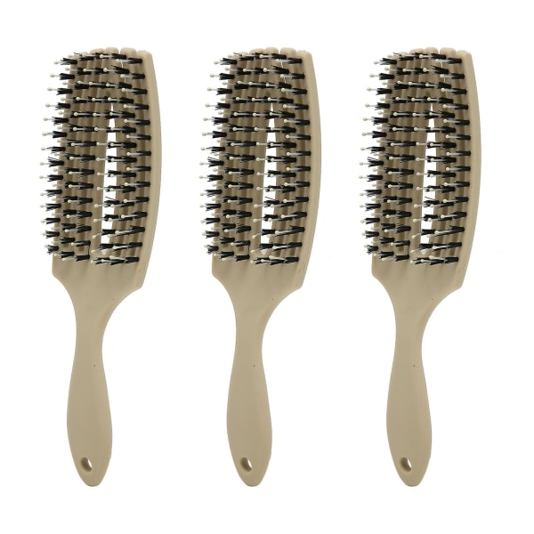 3 stk hårbørste kam massasje hodebunnsavlastning Frisørkamsett Passer for husholdnings frisørsalong