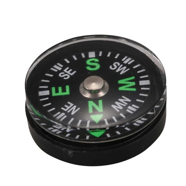 Oljefylld knappkompass - Ultrakompakt 20 mm - Mini SAS Survival