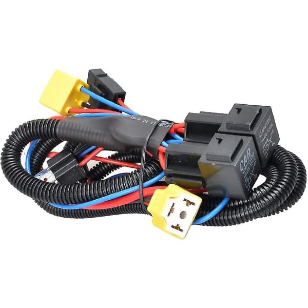 H4 Halogen Led Lysstyrke Booster Ledningsnet Kit til Bil Forlygter