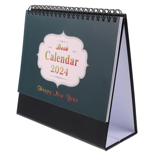 Dekorativ skrivebordskalender Månedskalender Kontor stående kalenderdekor (amerikansk versjon)