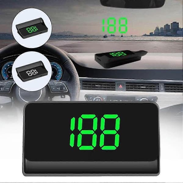HUD Head Up Display Auto GPS Dual System Projektor til Bilglas Sikkerhed A