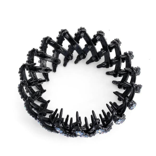 Jentefuglerede Hårklype Rhinestone Hår Fold Wrap Krystall Hår Bun Maker Hår