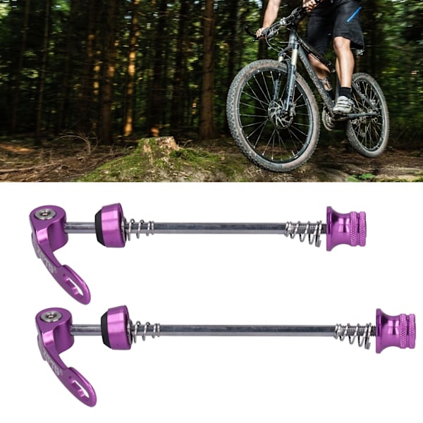 ZTTO 2-pack Snabbkopplingsspärrar för Landsvägs- och Mountainbike Fram och Bak Tillbehör