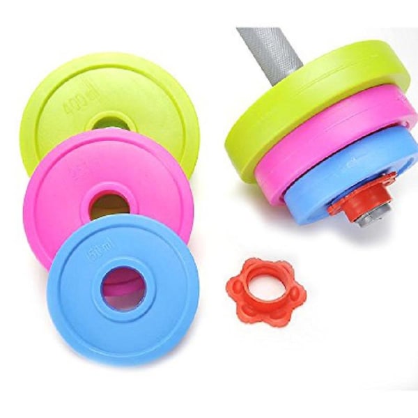 Barnehantelleketøy Sensorisk treningsutstyr Vektløfter Barbell-leketøysett