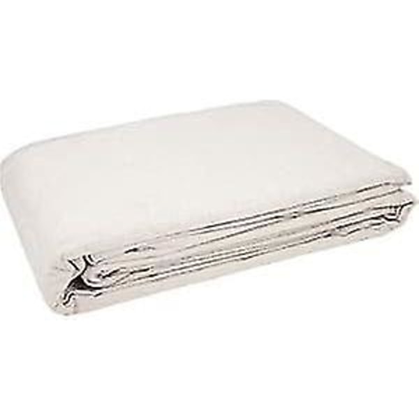 4x5 Canvas Drop Cloths Maler Drop Cloth Til Møbler & Gulvbeskyttelse - All Purpose Tykt Klæde Duck Canvas Med Robuste Dobbelt Syet Kanter (4