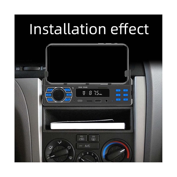 Brakett Bil Bluetooth-spiller multifunksjon kan finne og finne bil U Disk Plug-in-kort HD Lossless