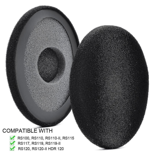 Replacement Earpads Compatible With Sennheiser Rs100 Rs110 Rs115 Rs117 Rs119 Rs120 Hdr 120