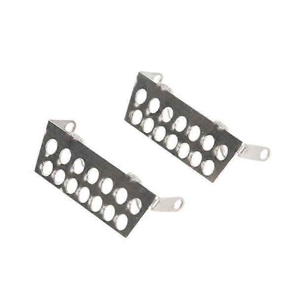 2 stk. Metall Front og Bakre Chassis Beskyttelsesplate for MN128 MN86S MN86KS MN86 MN86K MN G500 1/12 RC Bil Oppgraderingsdeler