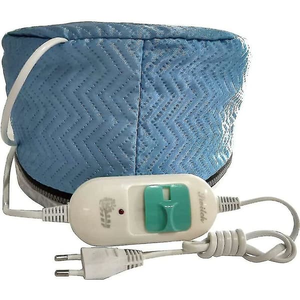 Hårbehandling Dampkappe Varmehat Med 3 Tilstande Temperaturkontrol Terapi Og Termisk Spa Hårstyling Damperhat (blå)