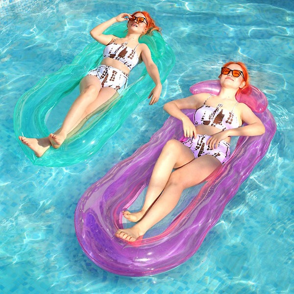 Pool Float Inflatable Lounge Water Floating Hammock Chair For Adults For Summer Beach Outdoor Party