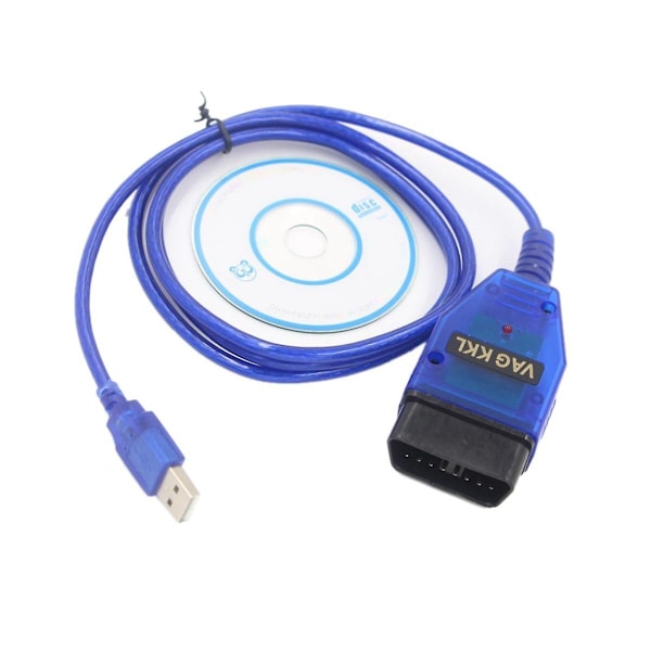Vag409 Obd2 Usb Kkl Com 409.1 Kkl Obd2 Usb Diagnostisk Kabel Skanner Scan Tool Grensesnitt Diagnostikk