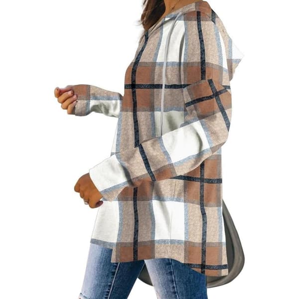 WIHOLL Dame Mode Toppe Hættetrøjer til Kvinder Pullover Oversized Sweatshirts Langærmede Skjorter Løs Pasform * (Størrelse OP 1-2 for Ægte Oversized Look!) XL