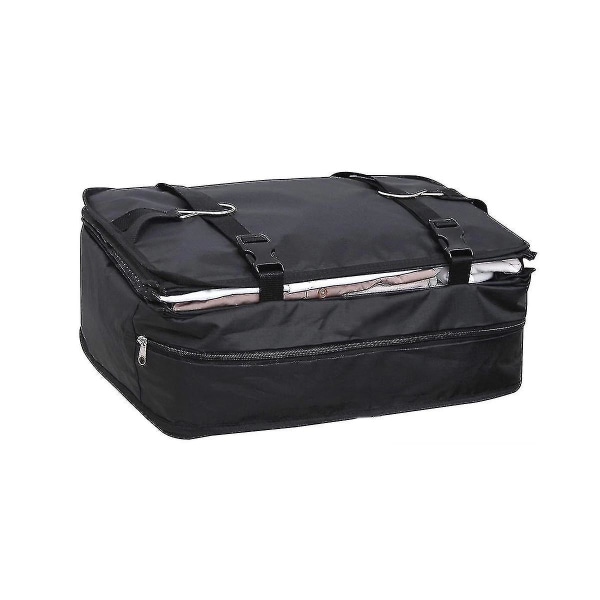Reisebagasjeorganisering Hyller Bag Koffertpakning Firkantet sammenleggbar hengende skapoppbevaringsveske-YUHAO
