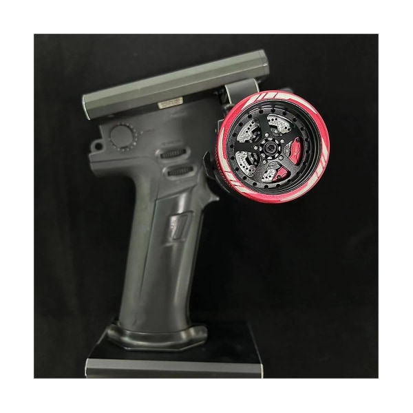 Metallisk RC Fjernkontroll Sender Ratthjul Håndhjul For Nb4 Mt4 Futaba 3pv 7px X9, B