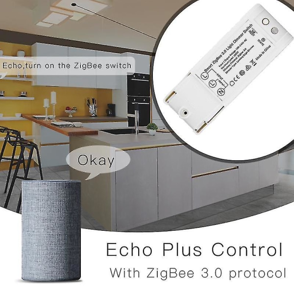 Smart ZigBee 3.0 Light Controller DIY Smart Home Modified Switch kompatibel med Alexa Lightify Zigbee Gateway