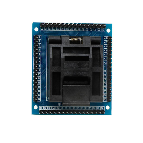 Test Socket Programmer Adapter Konverteringsblock För 0.5m Qfp64 Tqfp64 Lqfp64 Ic