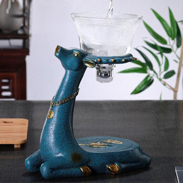 Hjorte Glas Tekande Tyrkisk Drypkande Infuser Te Kaffe Potte Varmebestandig Glas Tekande Puer Kedel F