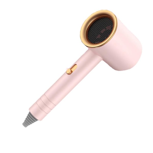 Hair Drier Mute 360 Degree Rotatable Nozzle Fast Drying Abs Pp Portable Blow Dryer For Home Salon Rose Avec Lumire Bleue