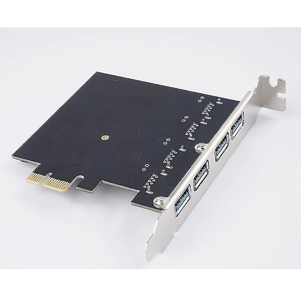 Pnu-4u Pci-e Til Usb3.0 Desktop Udvidelseskort Overførsel 4-port Ny