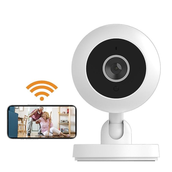Nettverk Babymonitor Wifi-kamera Ip-kamera PTZ-fjernkontroll infrarødt minikamera innendørs smarthjem