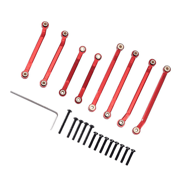 8 stk. Metal High Clearance Suspension Link Rod Sæt 9749 til Trx4m 1/18 RC Crawler Bil Opgraderingsdele