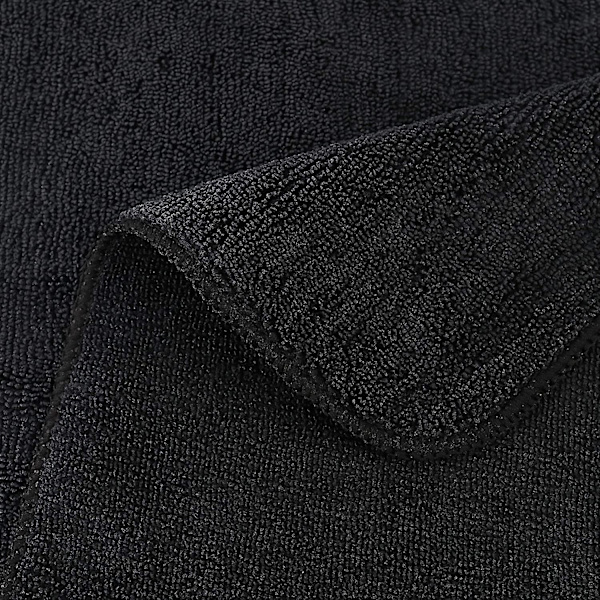 Premium Mikrokuitu Puhdistusliina, 30 X 30 Cm (12 Pakkausta) (musta)