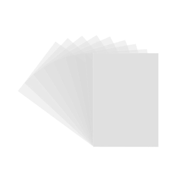 36 stycken krympslangsplastark, krympslangsplastark, krympfilmark Blankt papper för DIY-prydnad