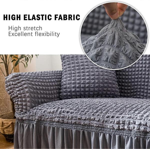 Sofatrekk, elastisk lenestoltrekk for 1 person, elastisk og beskyttende stoff