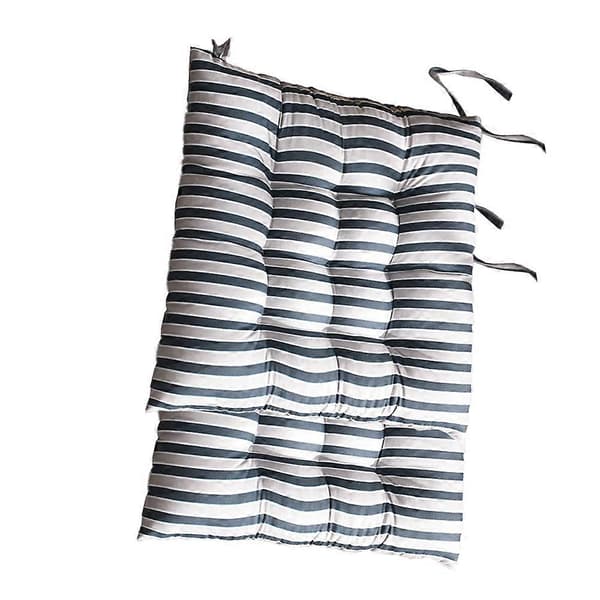 Randig Sittdyna Praktisk Sittdyna Blå Polyester Material För Vardagsrum 40x40cm 2st
