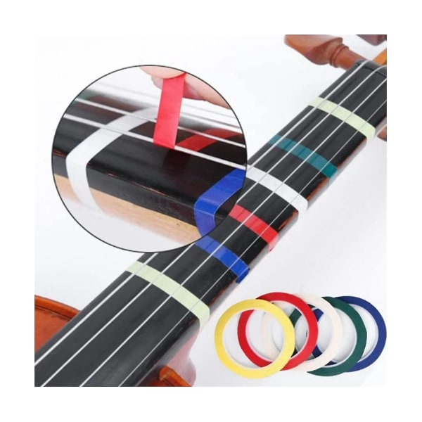 6-pack fiolin gripebrett tape, cello tape instrument fingersetting tape fiolin tape for nybegynnere (6 C