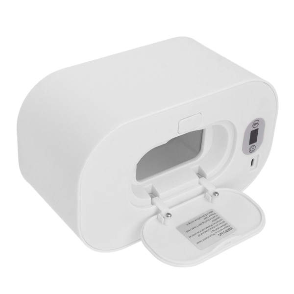 Baby Wipe Warmer USB konstant temperatur Bärbar Wipe Heater Temperaturjustering Warm Keeper Dispenser 5v