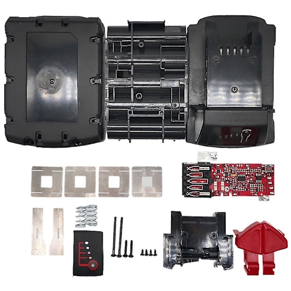 Akku Kotelo + PCB Latauspiirilevy 10 Ytimen 18v 18650 Sarjalle -ion Akku Kotelon Suojauslevy