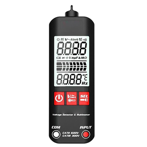 A1 Helautomatisk Anti-brännskada Intelligent Digital Multimeter