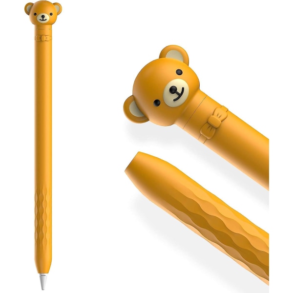 Case för Apple Pencil 1:a generationens, söt tecknad mjuk cover tillbehör med Apple Pencil 1:a generationen