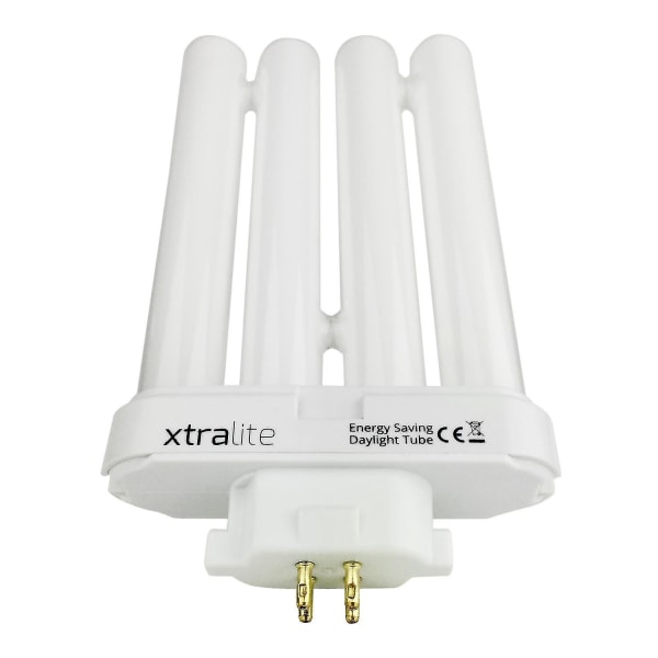Xtralite 27w dagsljusersättningslampa för högsynsläslampor, 4-stifts Gx10q-4 Quad Tube (6500k)