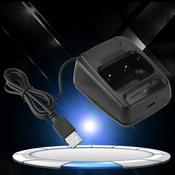 Tovejsradio Walkie Talkie USB-opladningsdock Egnet til Baofeng BF888S/BF777S/BF666S