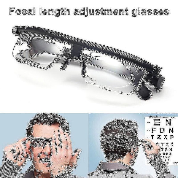 Justerbare briller Skivesyn Variabel fokus Eyewear Distance Reading_fs