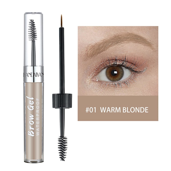 Eyebrow Pencil Eyebrow Gel Lasts up to 24 Hours, Waterproof Eyebrow Gel, Eyebrow Colours Gel with Brush Set, Sweat-Resistant