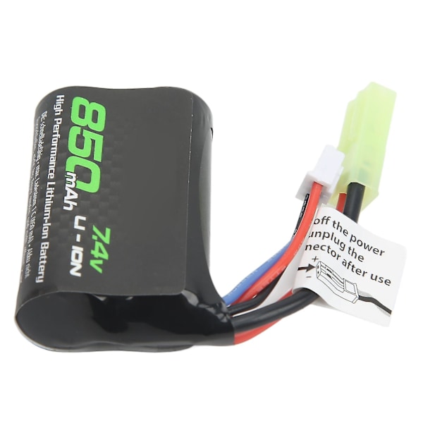 7,4 V 850 mAh Lipo-akku 850 mAh litiumakku 1/16 kauko-ohjattavaan maastoajoneuvoon