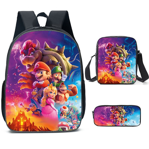 Mario mario school bag backpack student