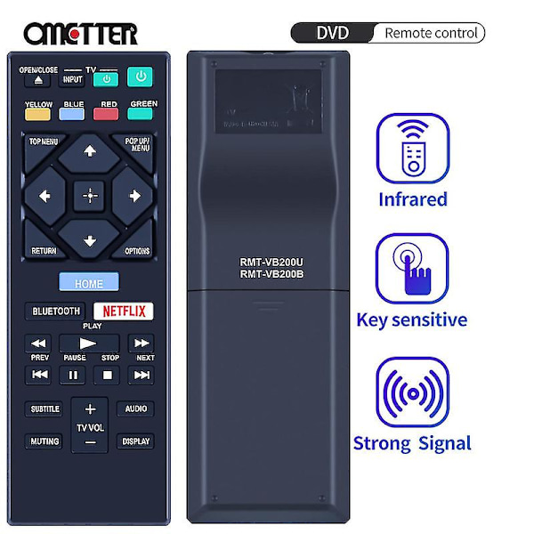 Tib Ny För Sony Bd Blu-ray Fjärrkontroll Bdp-s6700 Bdp-bx670 Rmt-vb200u Rmt-vb200d Rmt-vb200bXH