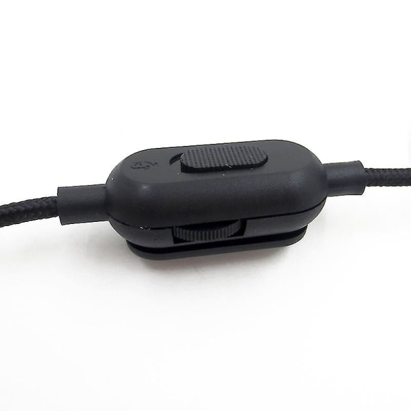 Bærbar 2m lydkabel for hodetelefoner for Logitech Gpro X G233 G433