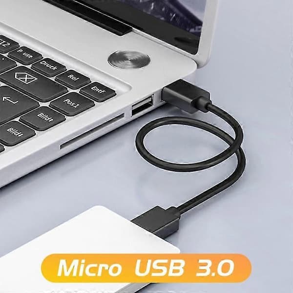 2025 FONKEN USB 3.0 Micro B Datakabel Han A Til Micro B USB Kabel 5 Gbps Harddisk Kabler Til Samsung Note3 Kamera