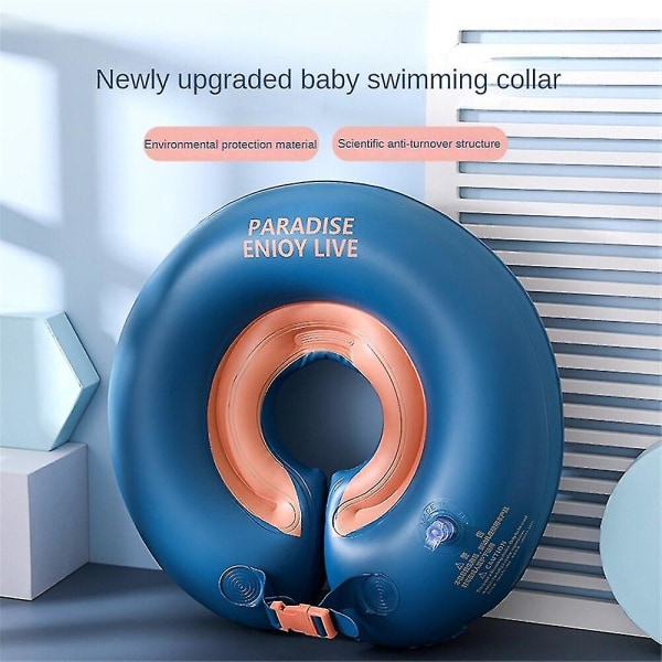 Baby Anti-kvävningskrage Säkerhet Spädbarnsbad Float Circle Sommar Simma Uppblåsbart vatten Flytande tillbehör