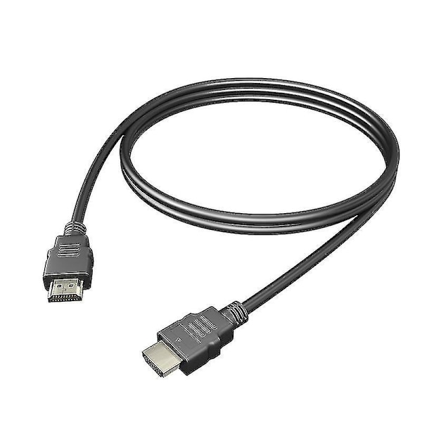 4k Han-Hane Monitor Kabel 1080p Hdmi-kompatibel Videokabel 1m Laptop Dator Anslutningskabel För Smart Tv Projektor