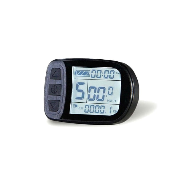 Mountainbike Konvertering Lithium Strøm Med Quintessence Kt-lcd5 Lcd Måler/ Stikkontakt Display Til 2