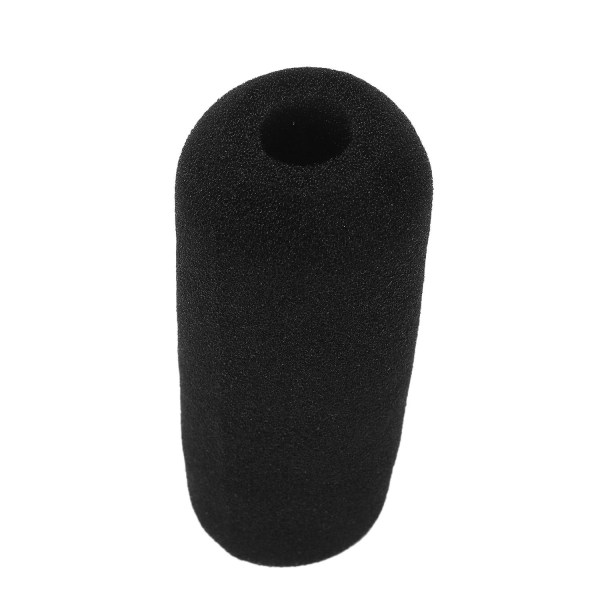 12cm Mic Miniphone Skumsvamp frontrutedeksel For Miniphone Svart