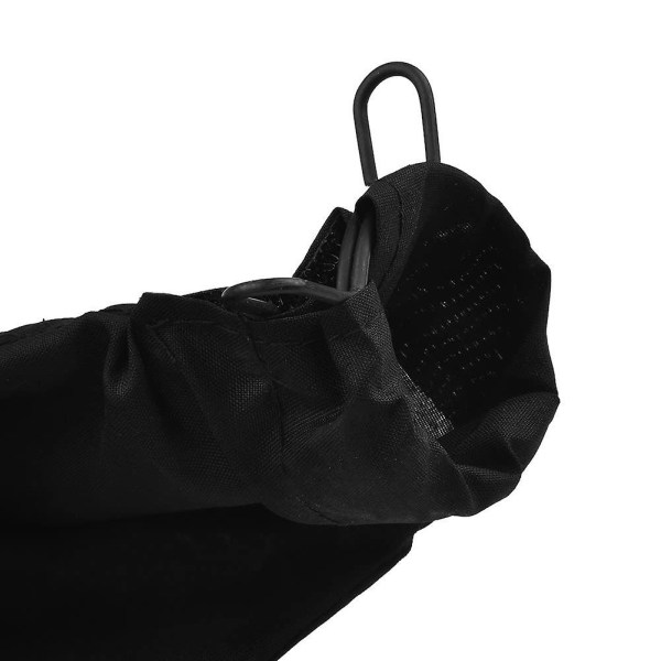 Sagstøvpose, svart støvsamlerpose med glidelås og trådstativ, for 255 modell gjæringssag 2 stk.