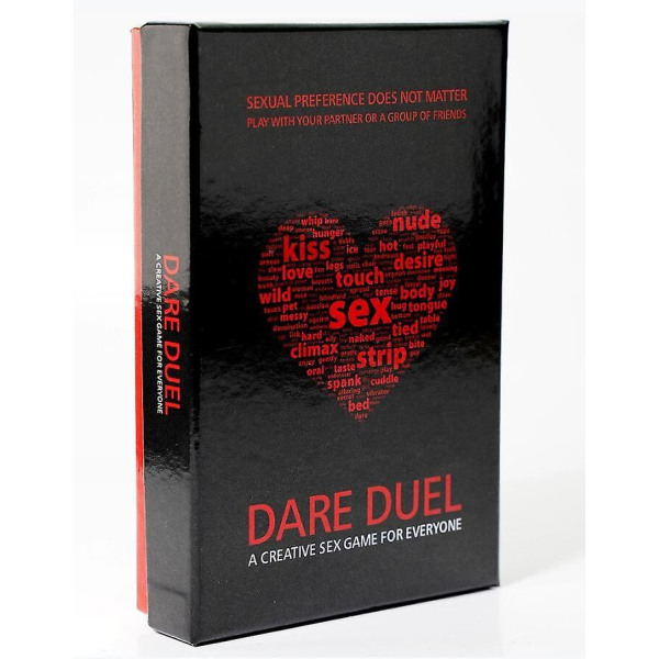 Naughty Gifts for Couples, Bedroom Commands Fun Card Game for Adults -Dare duel