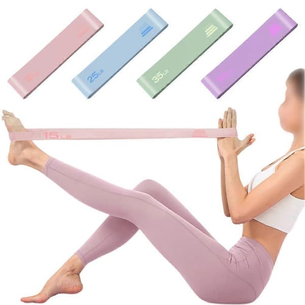 Silikone Modstandsbånd - Glutetræning & Yogaøvelser Green One size